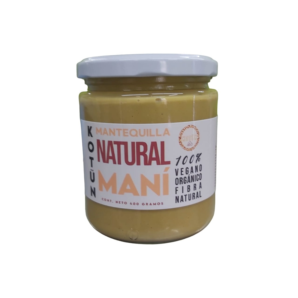 Mantequilla maní natural 400g