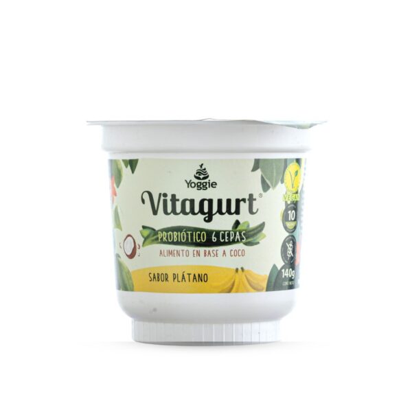 Yogurt probiótico plátano
