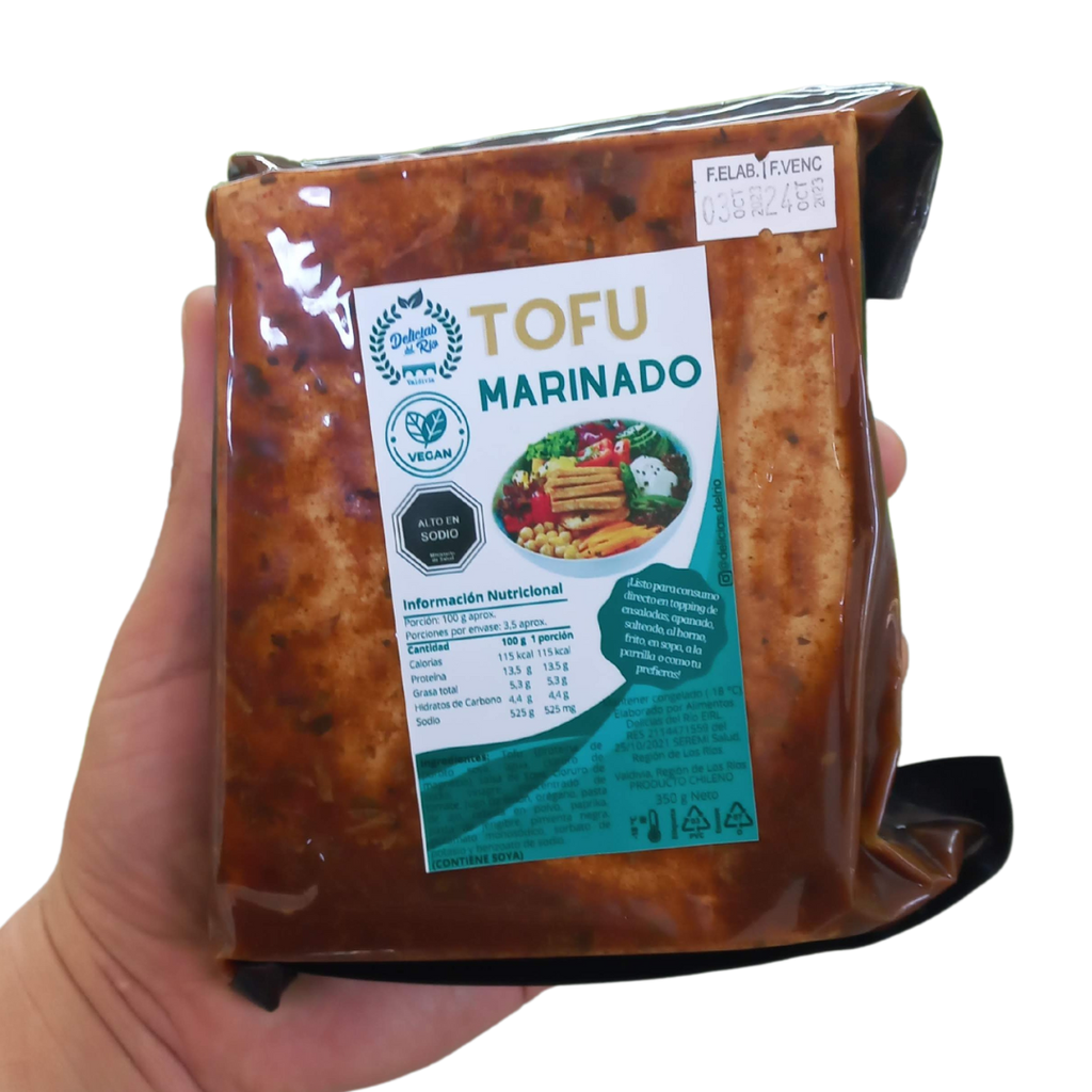 Tofu firme marinado Delicias del Río 300g
