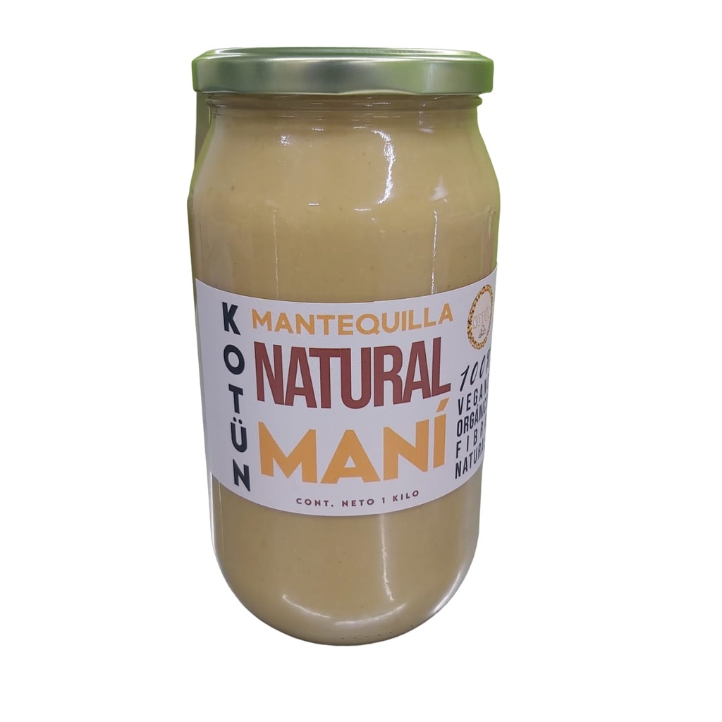Mantequilla maní natural 1 kg
