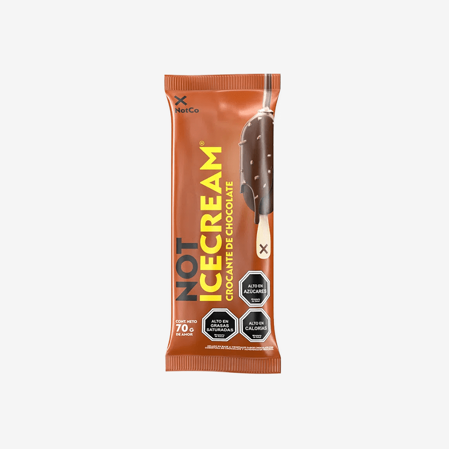 Helado paleta chocolate almendras NotCo
