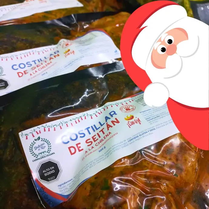 Costillar de seitán a la chilena