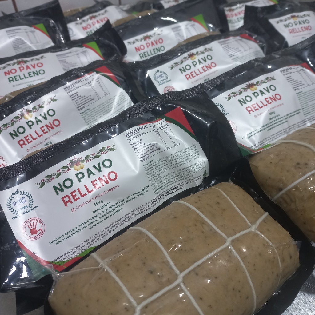 No pavo relleno espárragos