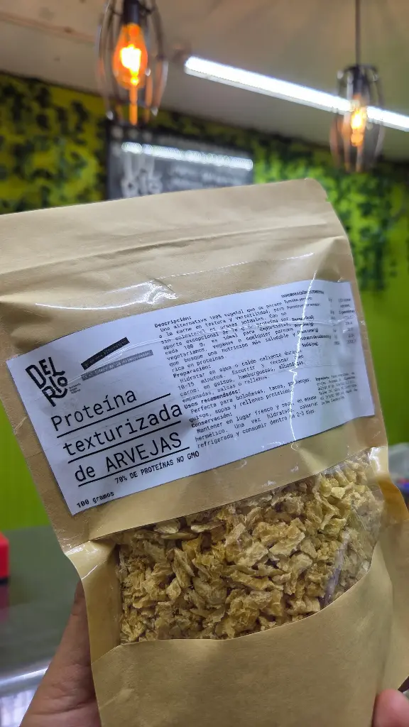 Proteína texturizada de Arvejas 100g