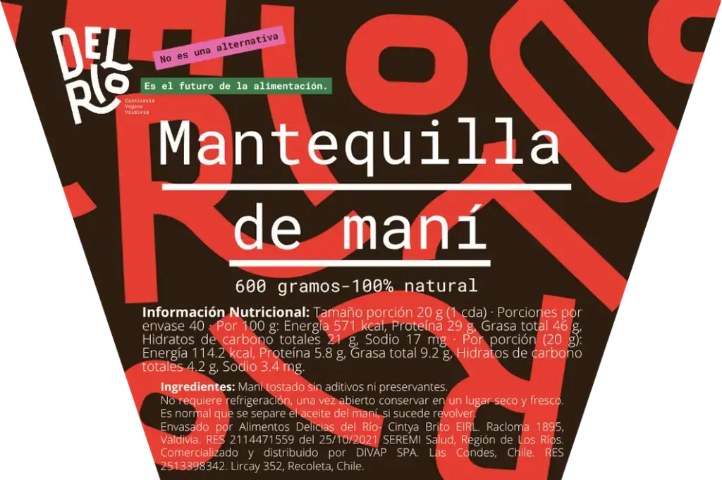 Mantequilla maní 600g Del Río