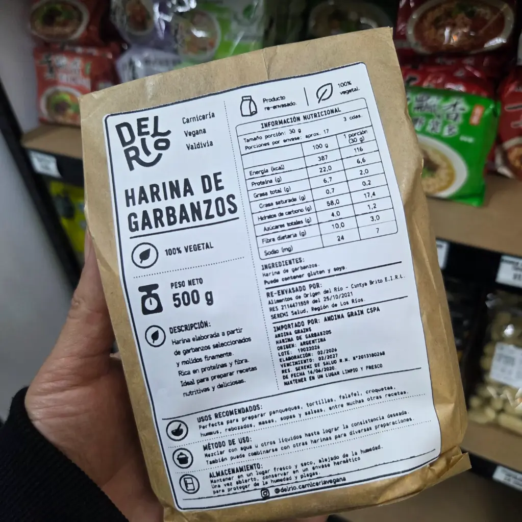 Harina de Garbanzos 500 gramos