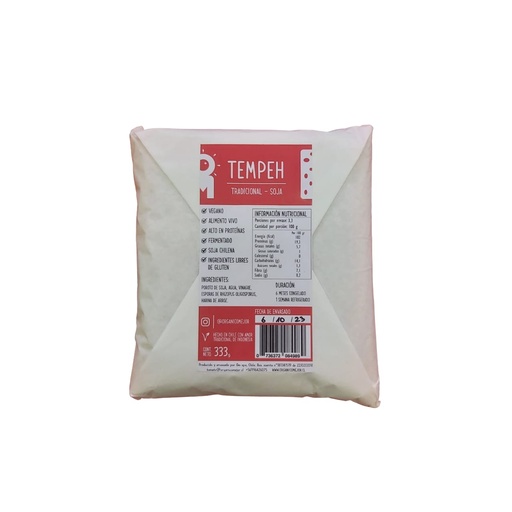 Tempeh tradicional soja