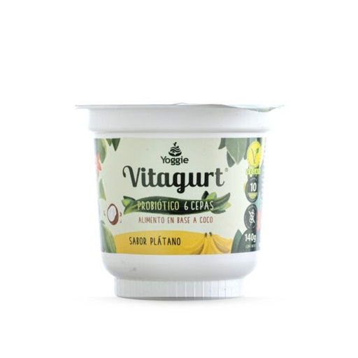 Yogurt probiótico plátano