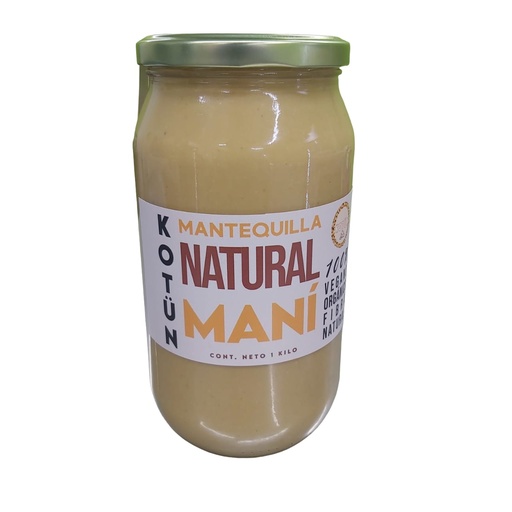Mantequilla maní natural 1 kg