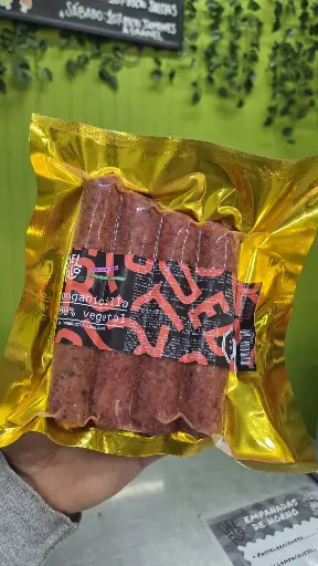 Longanicilla vegetal (chorizo a la chilena)