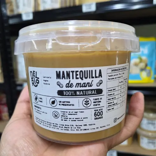Mantequilla maní 600g Del Río